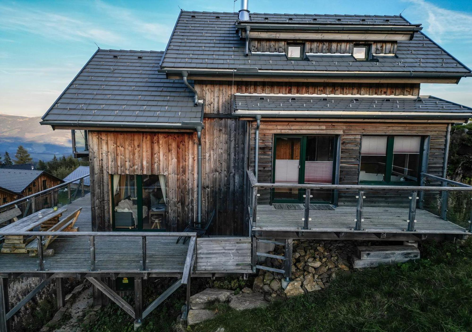 1A Chalet "Wolke" Wandern, Grillen, Wellness Im Traumhaus โวลฟ์สแบร์ก ภายนอก รูปภาพ